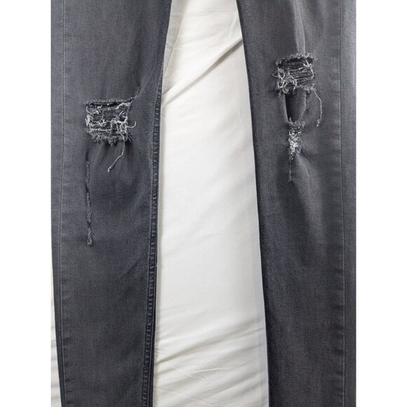Rag & Bone Jeans Womens Size 25 Distressed Black Legging - Picture 7 of 16